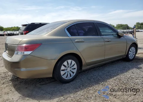 2008 Honda Accord Lx z USA, uszkodzony, nr VIN 1HGCP263X8A137010